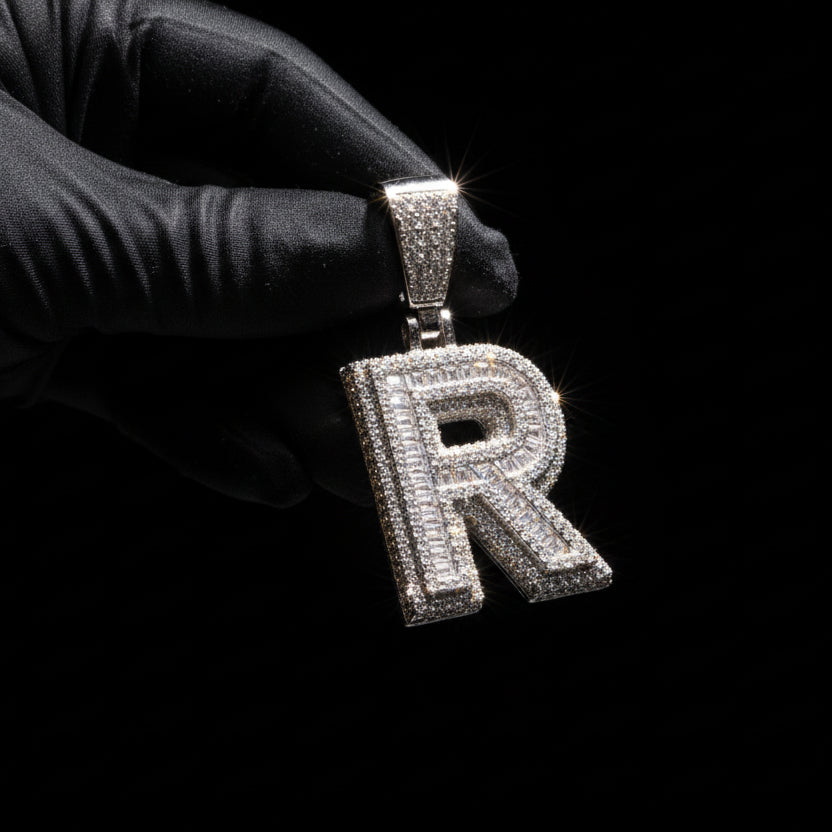 Moissanite 2.59 ctw "R" Initial