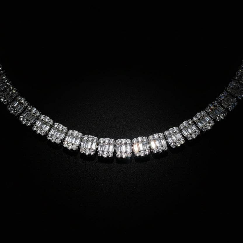 5MM Moissanite 3.04 ctw Baguette Bracelet