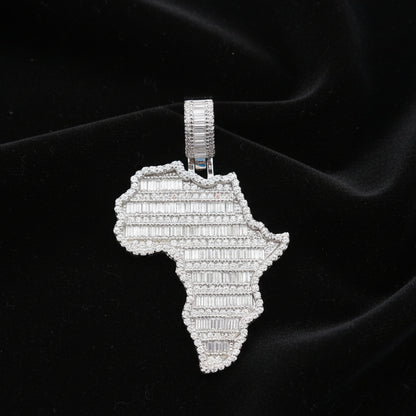 Moissanite 2.32 ctw Africa Pendant