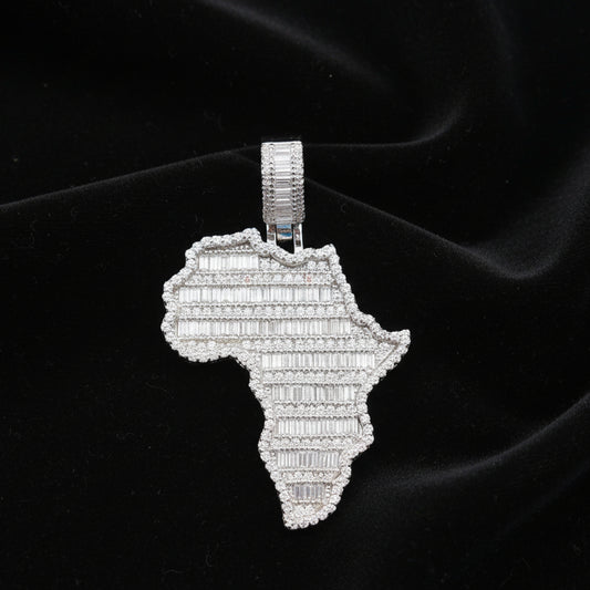Moissanite 2.32 ctw Africa Pendant
