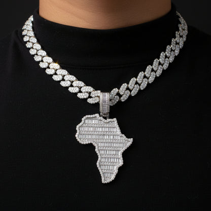 Moissanite 2.32 ctw Africa Pendant