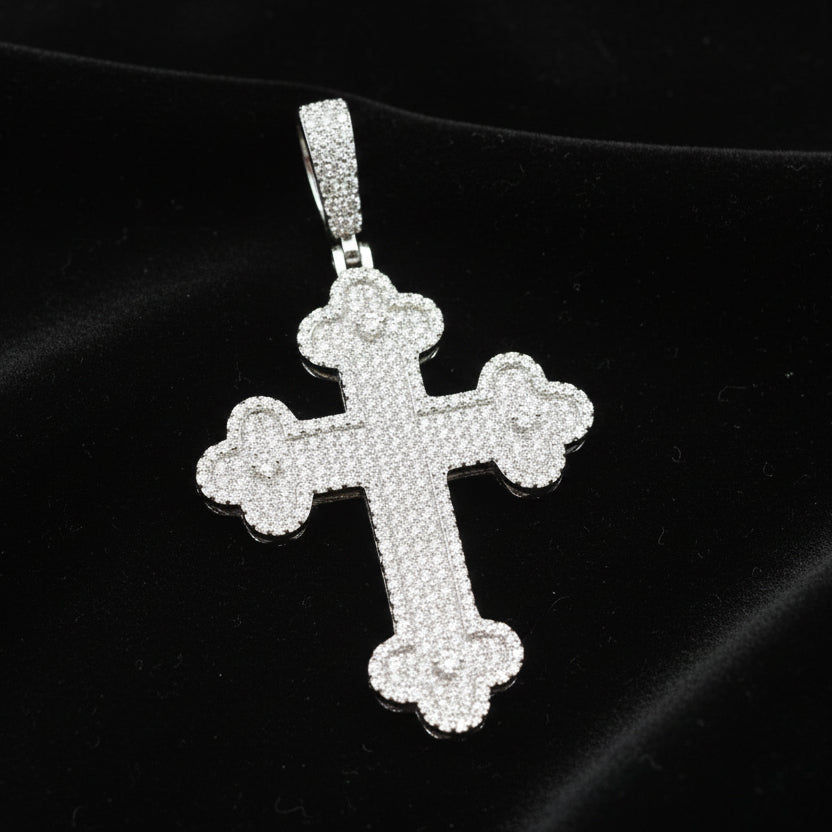 Moissanite 2.11 ctw Cross Pendant