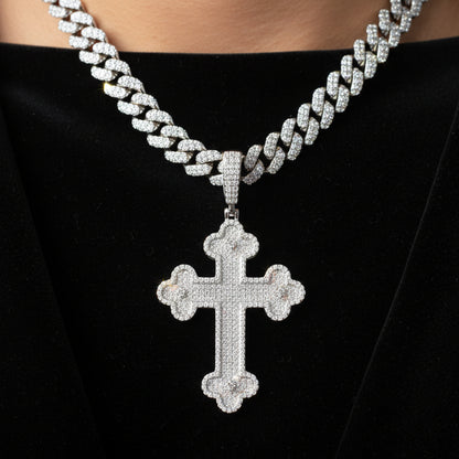 Moissanite 2.11 ctw Cross Pendant