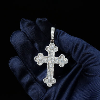 Moissanite 2.11 ctw Cross Pendant