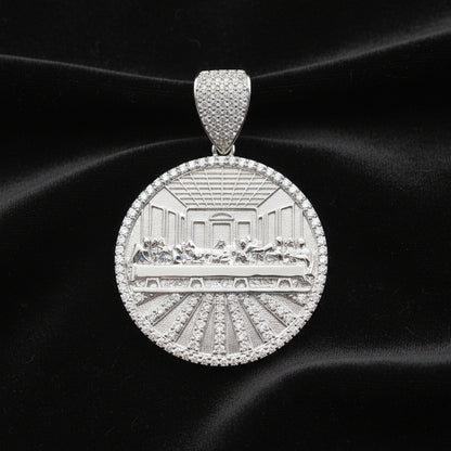 Moissanite 1.34 ctw Last Supper Pendant