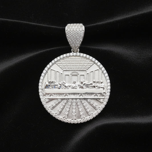 Moissanite 1.34 ctw Last Supper Pendant