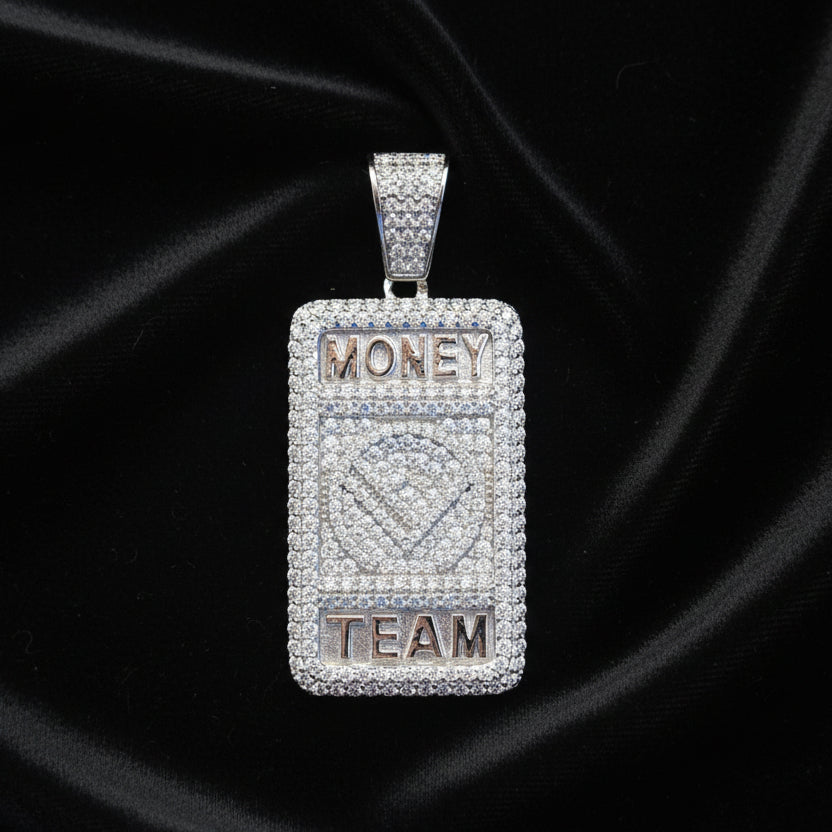 Moissanite 1.81ctw Money Team Pendant