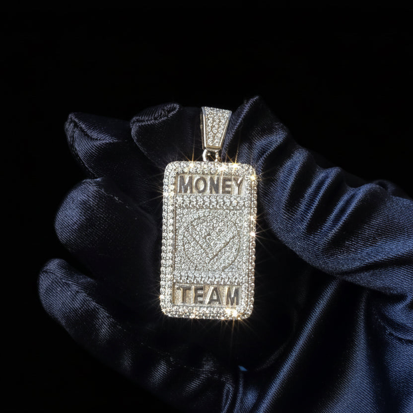 Moissanite 1.81ctw Money Team Pendant