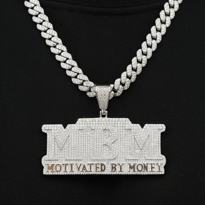 Moissanite 5.85 ctw MBM Pendant