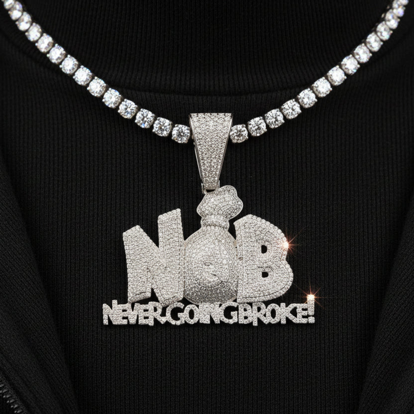 Moissanite 7.08 ctw NGB Pendant