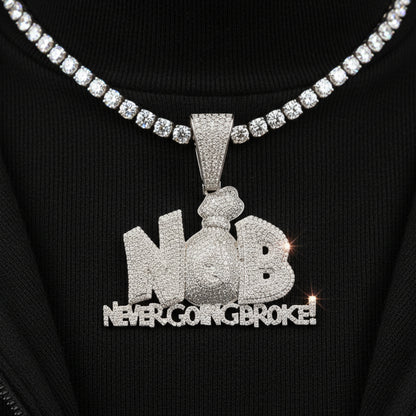 Moissanite 7.08 ctw NGB Pendant