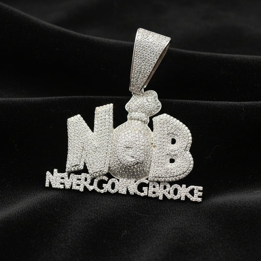 Moissanite 7.08 ctw NGB Pendant