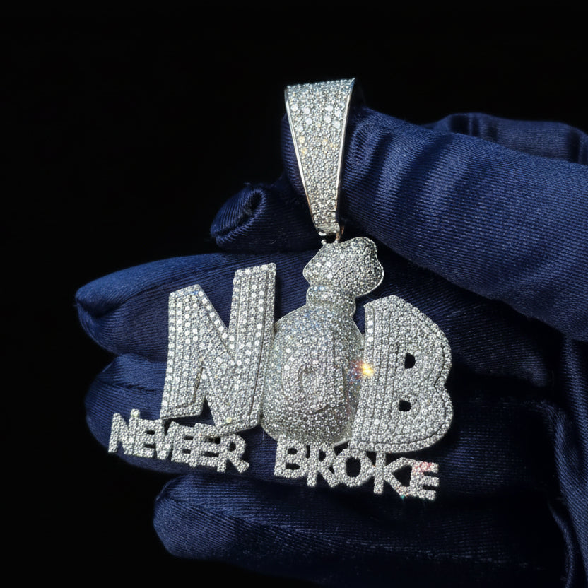 Moissanite 7.08 ctw NGB Pendant