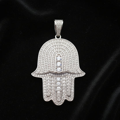 Moissanite 2.30 ctw Hamsa Pendant