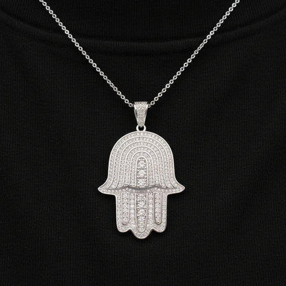 Moissanite 2.30 ctw Hamsa Pendant