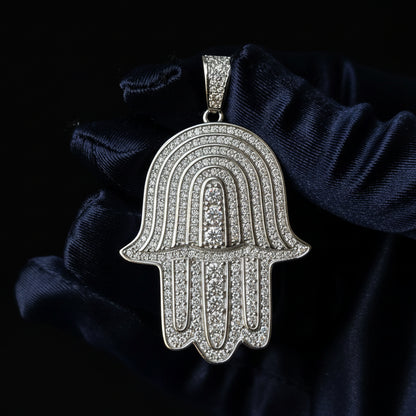 Moissanite 2.30 ctw Hamsa Pendant