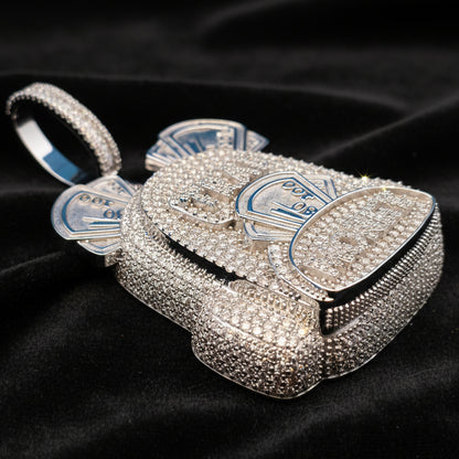 Moissanite 13.668 ctw Money Bag Pendant