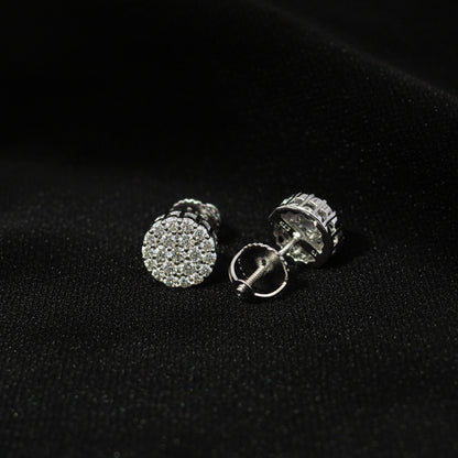 Moissanite 0.58 ctw Ball Earring