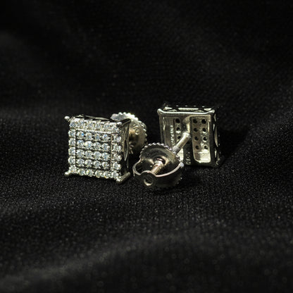 Moissanite 0.43 ctw Square Earrings