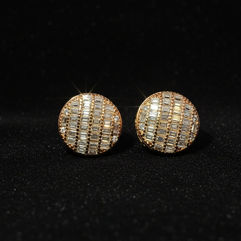 Moissanite 1.25 ctw Circle Earrings