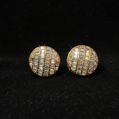 Moissanite 1.25 ctw Circle Earrings