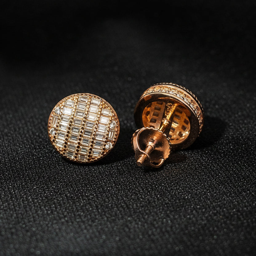 Moissanite 1.25 ctw Circle Earrings