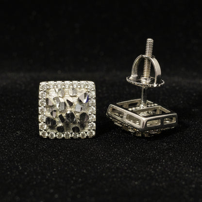 Moissanite 0.30 ctw Square Earrings