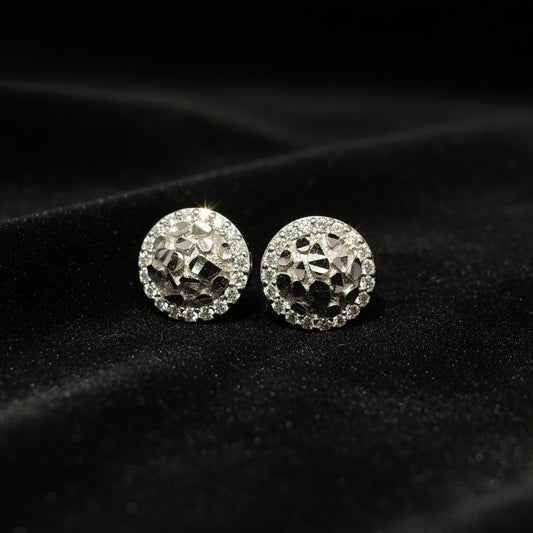 Moissanite 0.23 ctw Circle Earrings