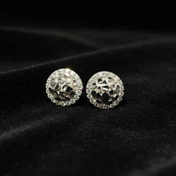 Moissanite 0.23 ctw Circle Earrings