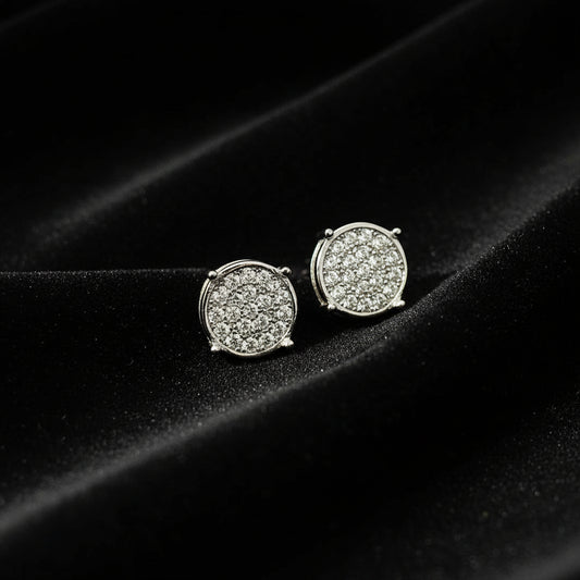 Moissanite 0.25 ctw Circle Earrings