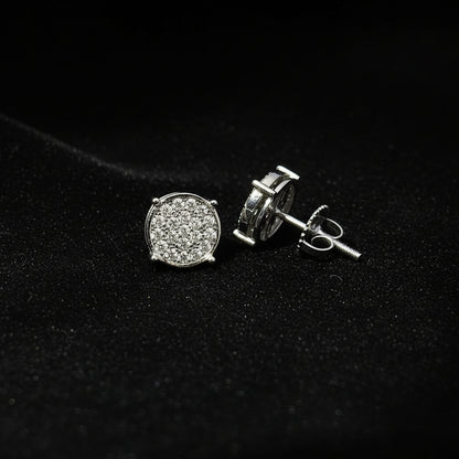 Moissanite 0.25 ctw Circle Earrings