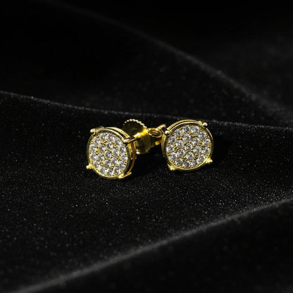 Moissanite 0.25 ctw Circle Earrings