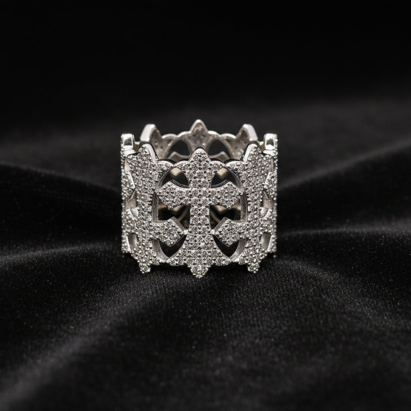 Moissanite 1.78 ctw Cross Ring