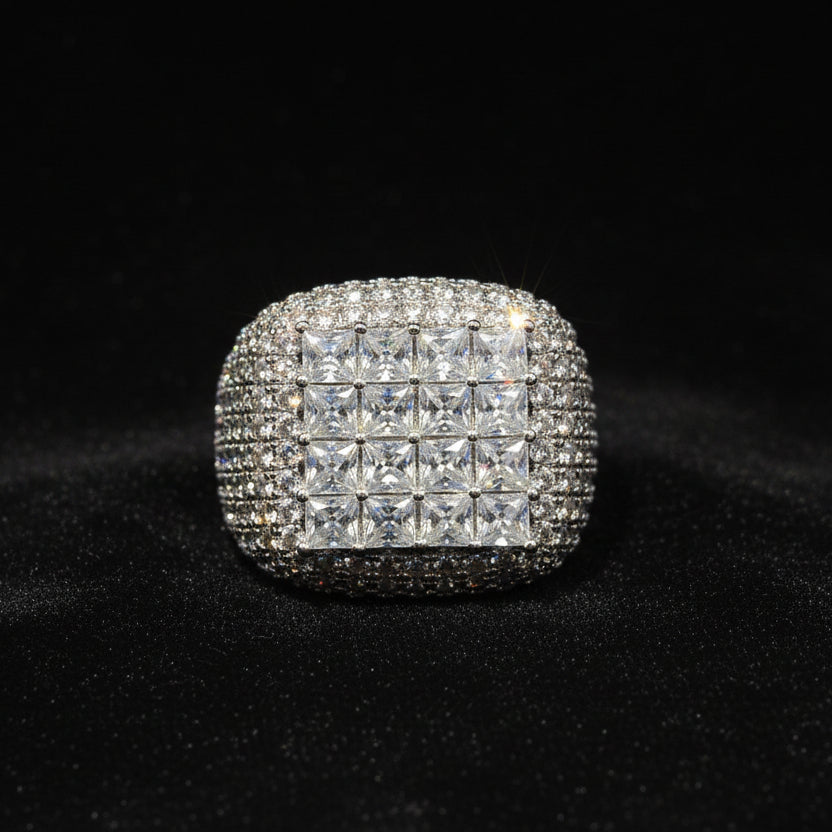 Moissanite 4.00 ctw Square Ring