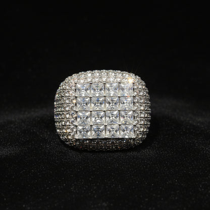 Moissanite 4.00 ctw Square Ring