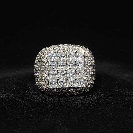 Moissanite 4.00 ctw Square Ring