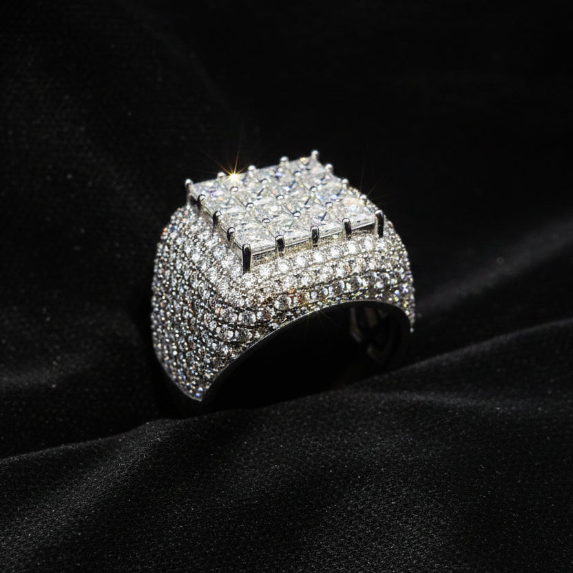 Moissanite 4.00 ctw Square Ring