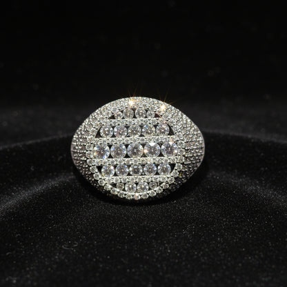 Moissanite 2.46 ctw Circle Ring