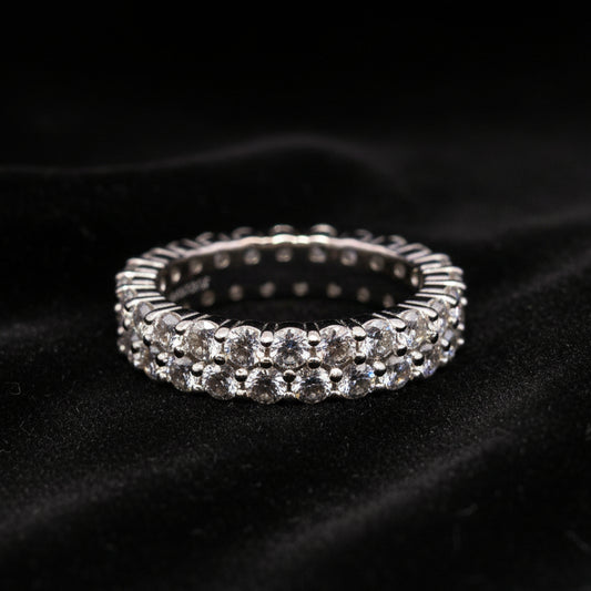 Moissanite 4.70 ctw Round Ring