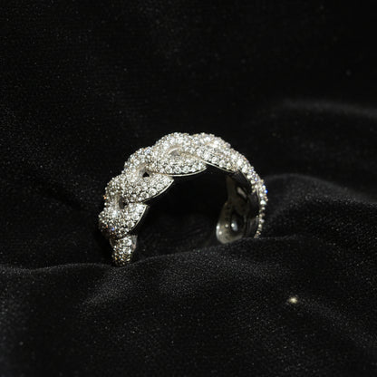 Moissanite 1.96 ctw Link Band Ring