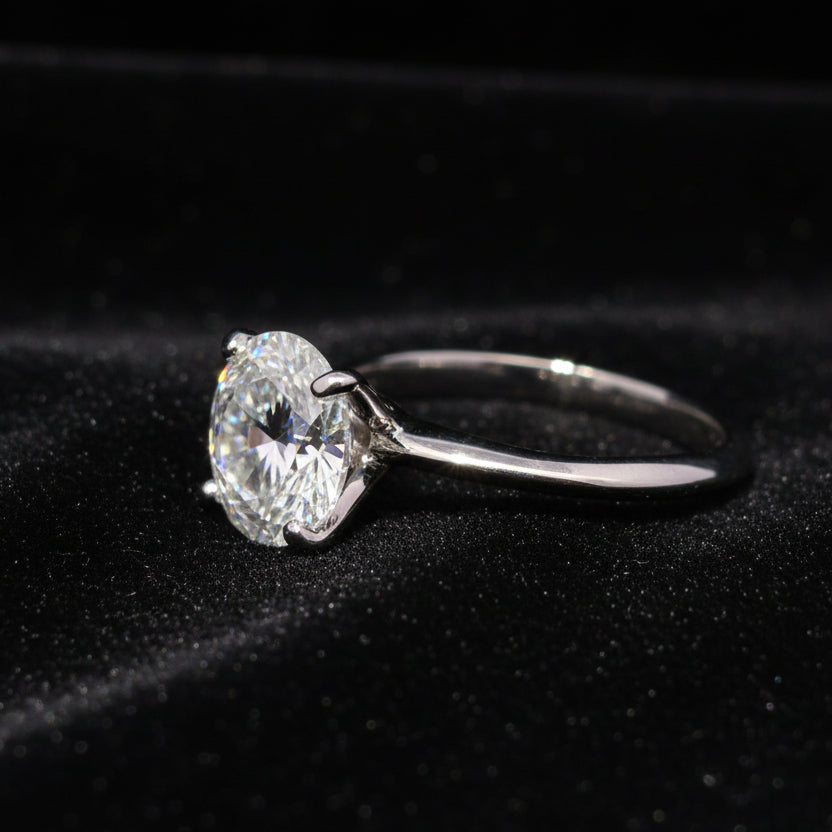 Moissanite 3.00 ctw Round Engagement Ring