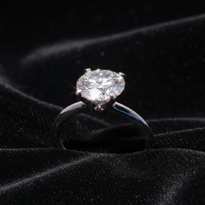 Moissanite 3.00 ctw Round Engagement Ring