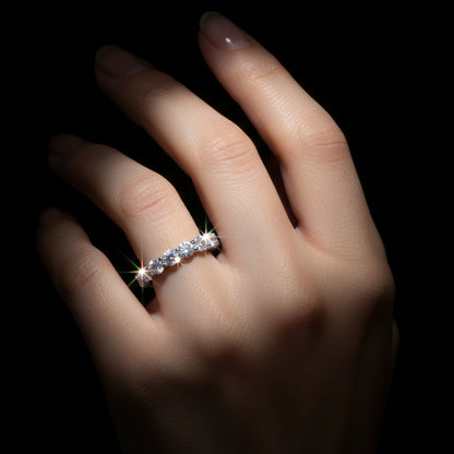 Moissanite 3.80 ctw Eternity Band