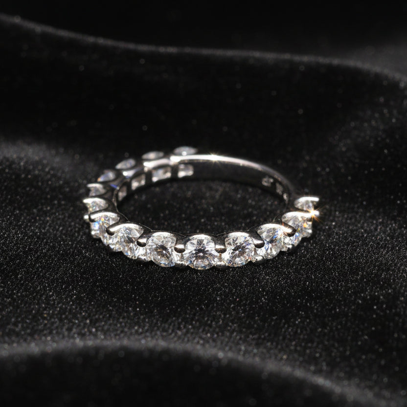 Moissanite 0.19 ctw Eternity Band