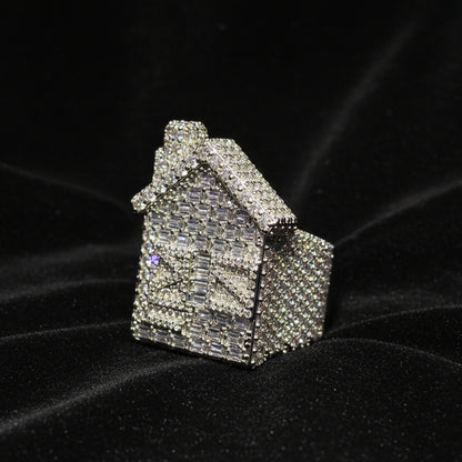 Moissanite 7.23 ctw House Ring