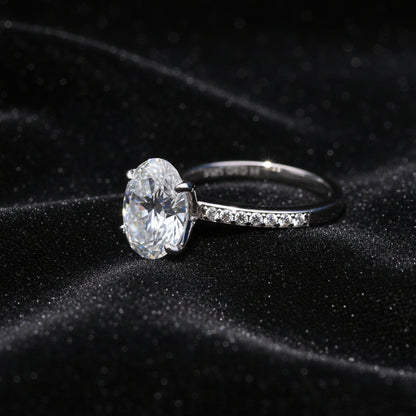 Moissanite 5.00 ctw Oval Ring