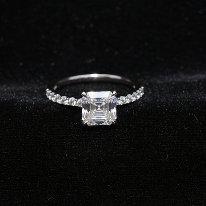 Moissanite 1.48 ctw Ascher Ring