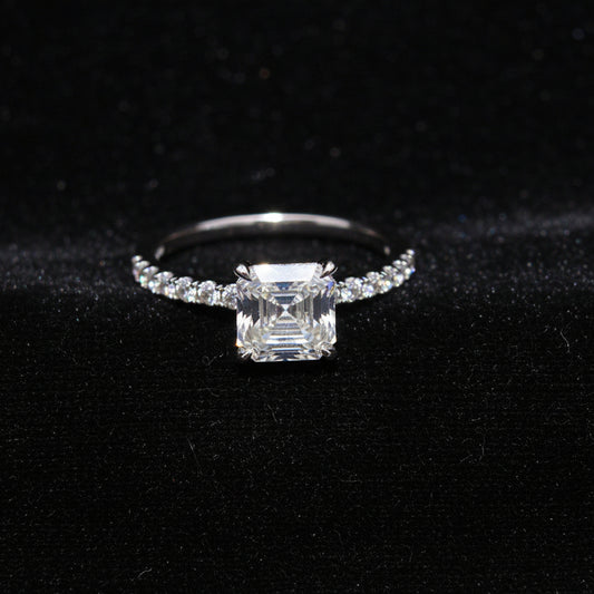 Moissanite 1.48 ctw Ascher Ring