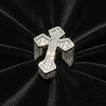 Moissanite 4.23 ctw Cross Ring