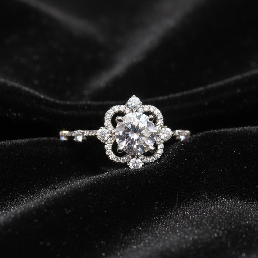 Moissanite 1.50 ctw Heart Shape Ring